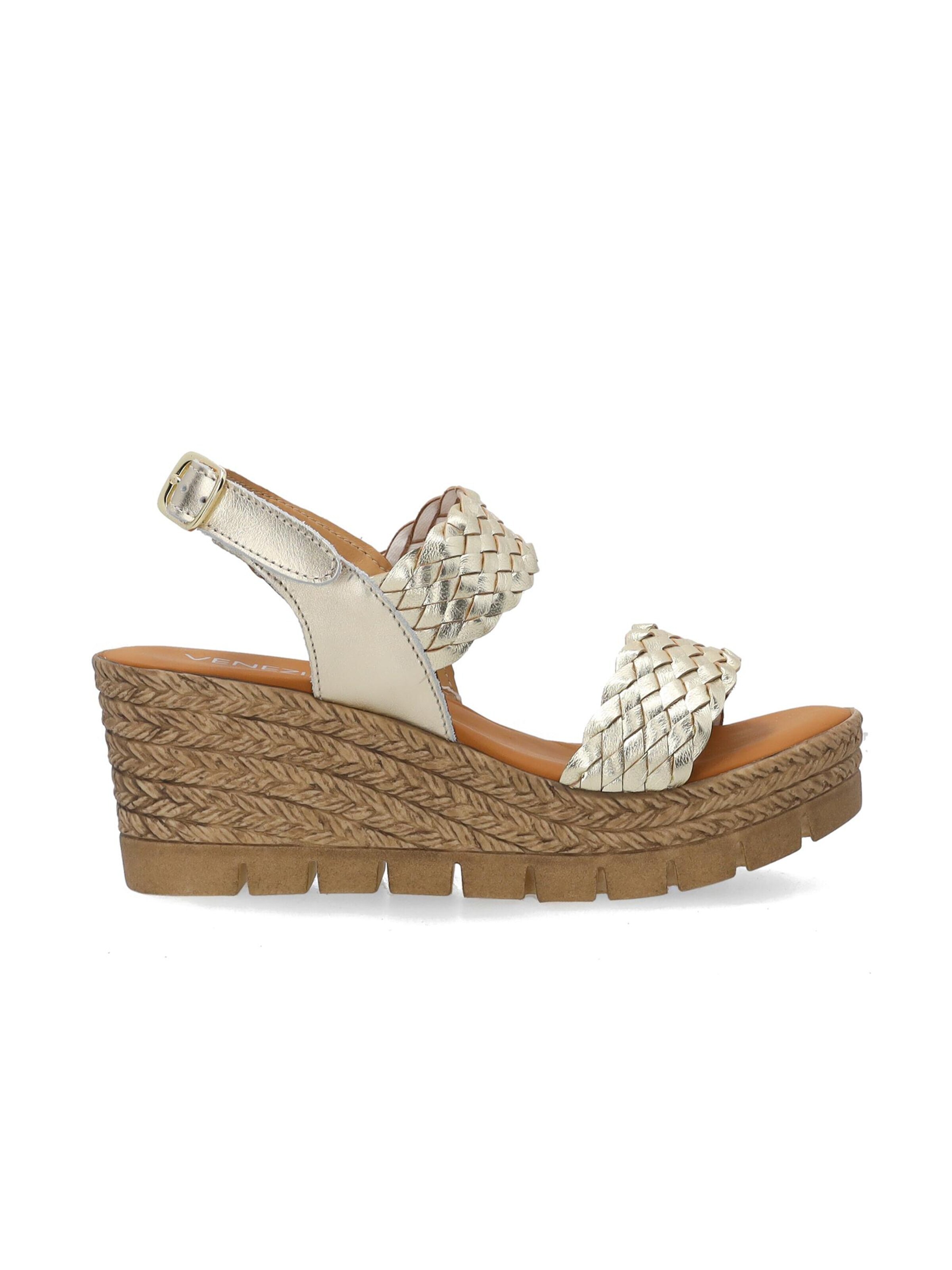 VENEZIA Sandale‌‌‌‌‌‌‌‌‌‌ in Gold: Vorderseite
