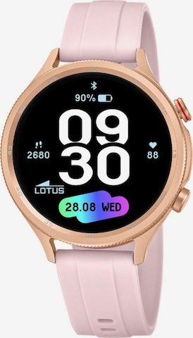 Lotus Digitaluhr 'Naya Lite' in Pink: Vorderseite