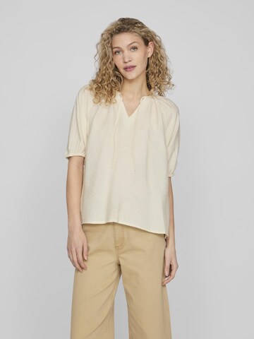 VILA Blouse in Beige: voorkant