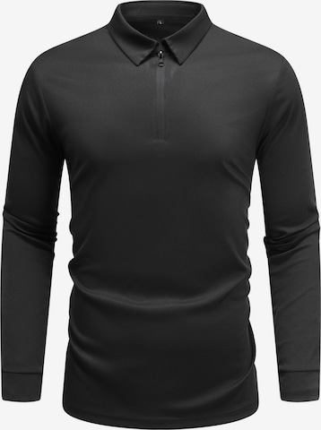 ALLTHEMEN Shirt 'Wechsel' in Black: front