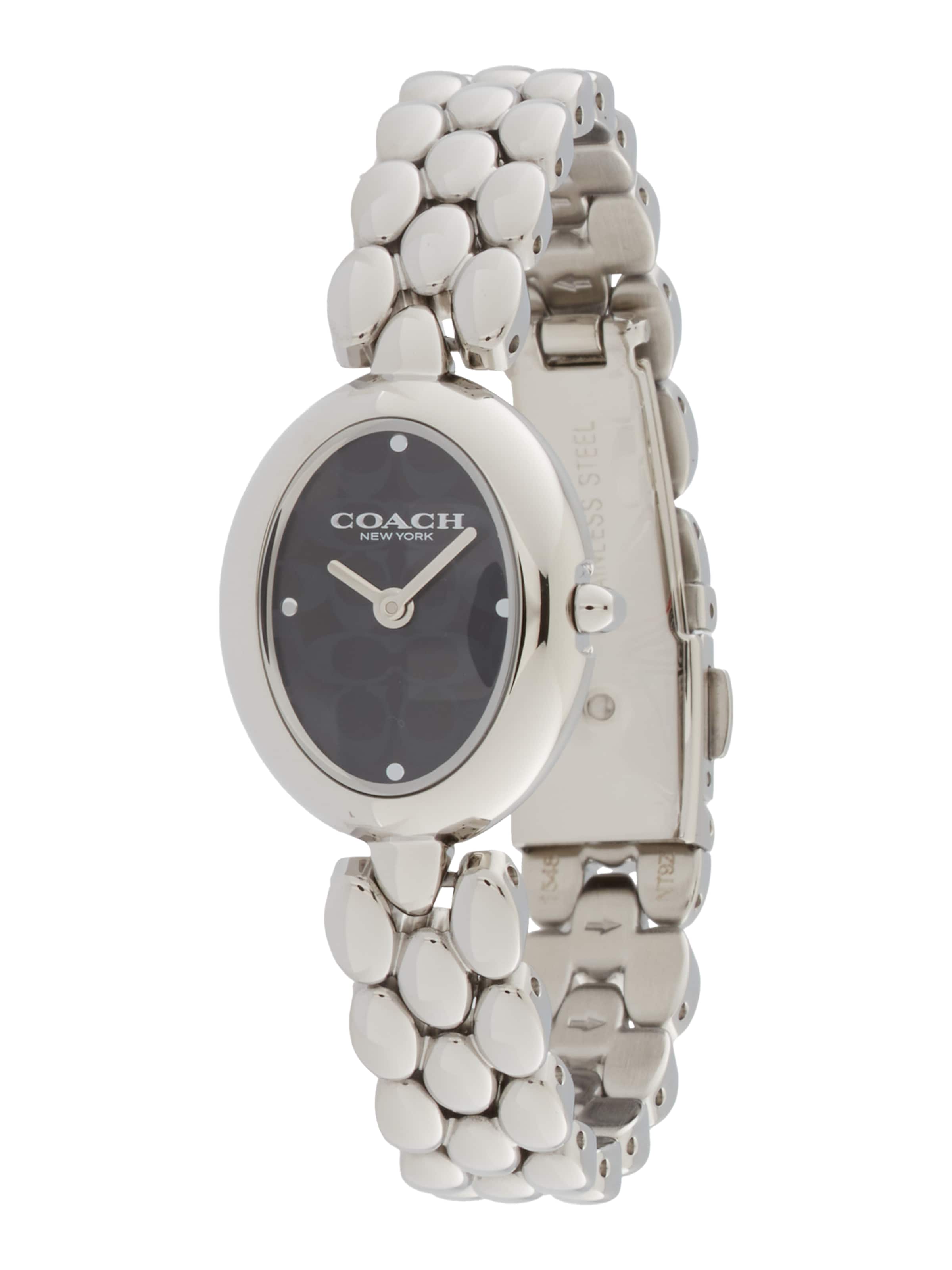 COACH Аналоговые часы 'Sammy' в Серебристый: спереди