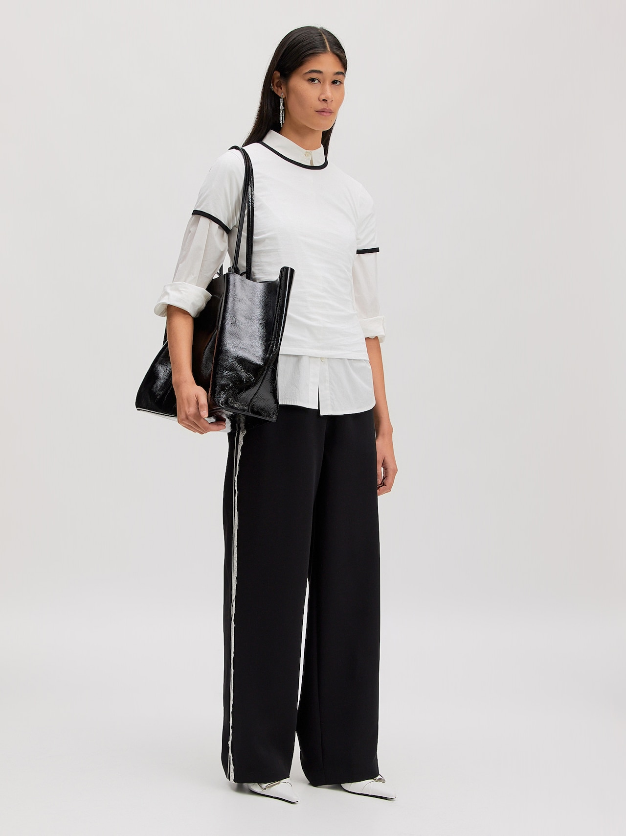 EDITED Nouveautés Pantalon 'Tilly' noir