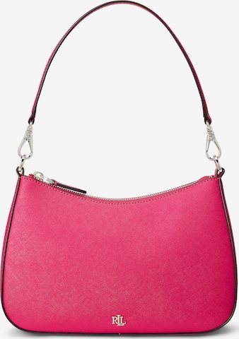 Borsa a spalla 'DANNI' di Lauren Ralph Lauren in rosa: frontale
