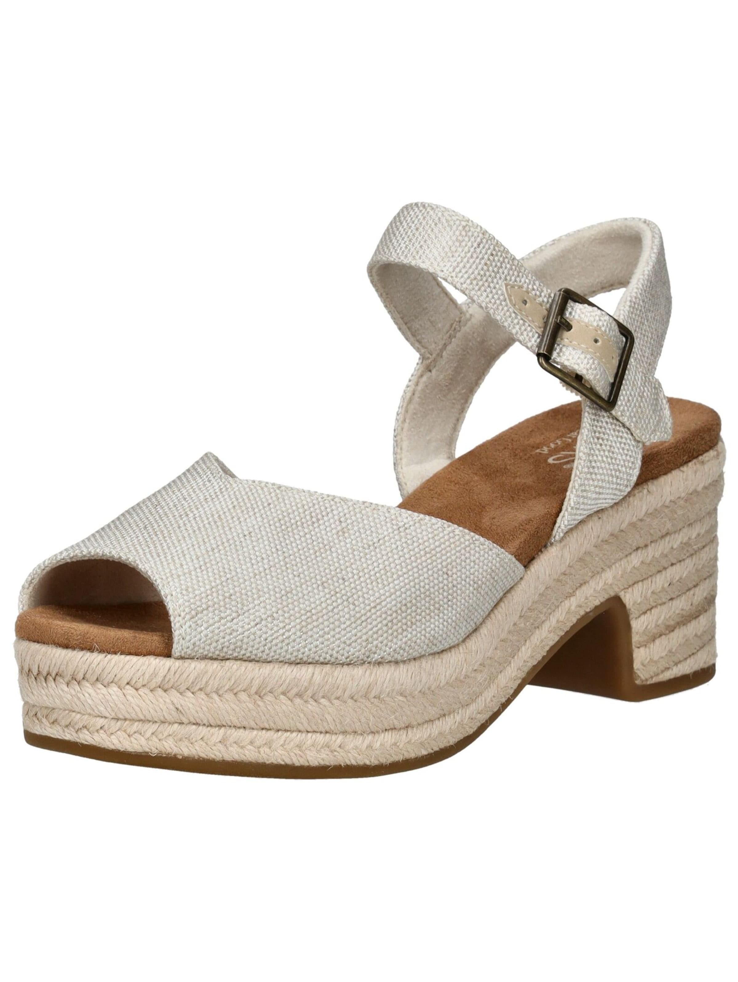 TOMS Sandaal in Beige: voorkant