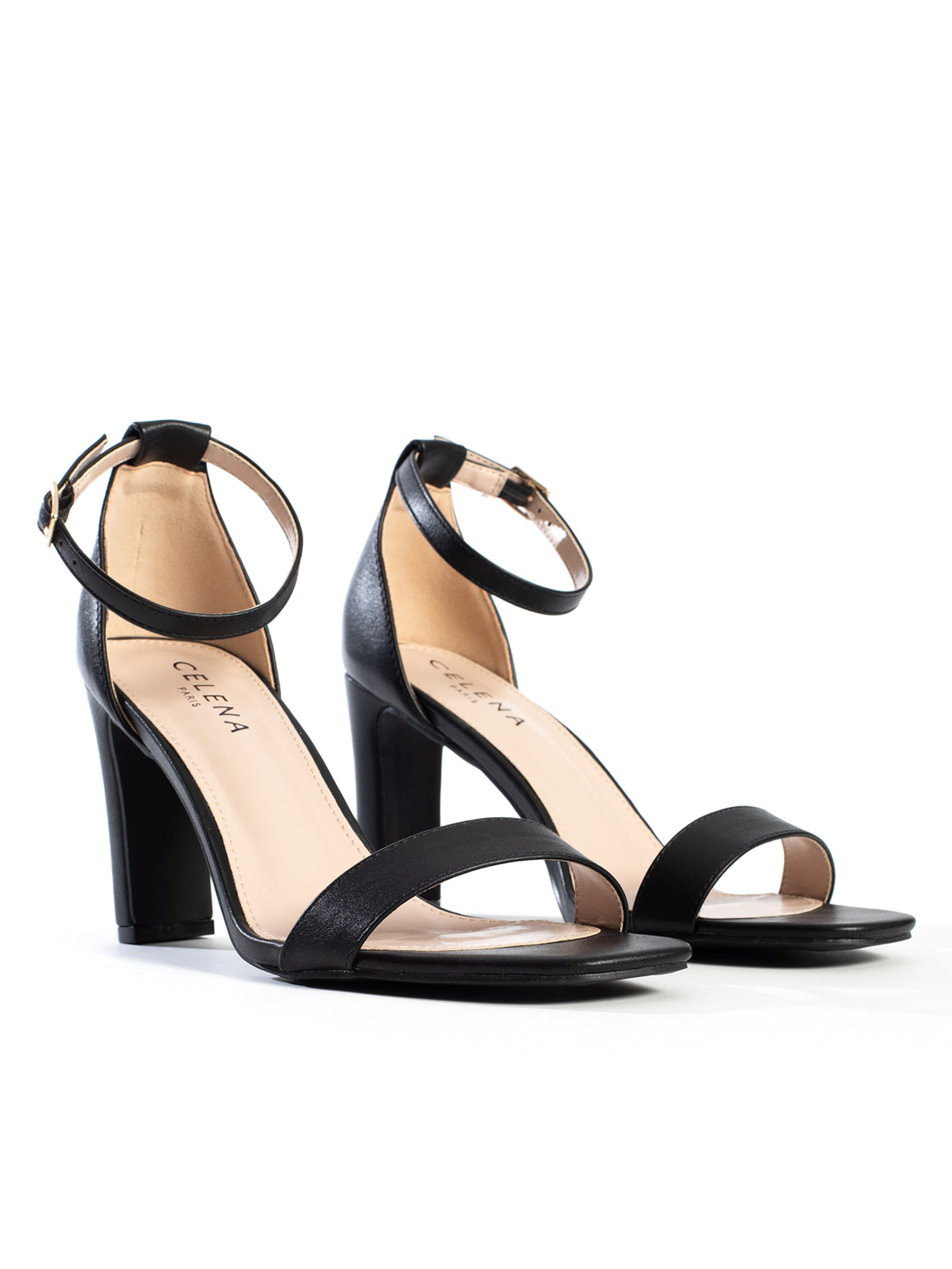 melns Celena Sandales