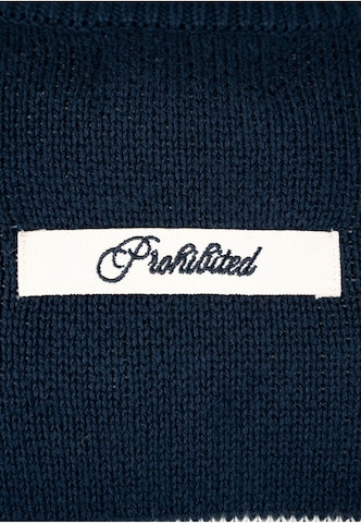 Pullover di Prohibited in blu