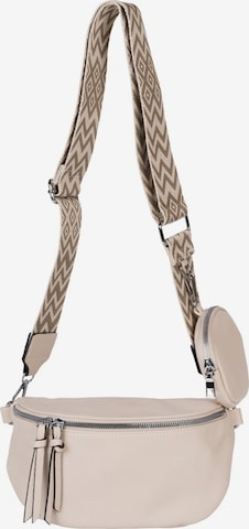 styleBREAKER Crossbody bag '2-Teiliges Set Halbmond Crossbody Bag' in Beige: front