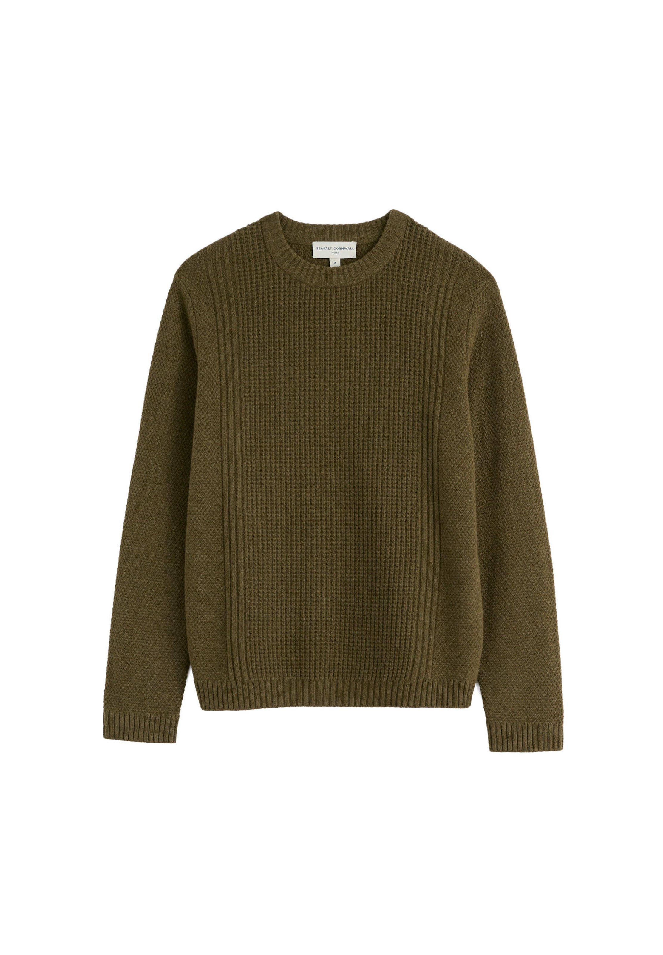 Seasalt Cornwall Sweater 'Porthcew' in Green: front
