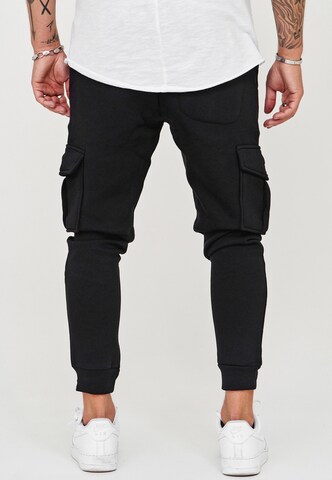 behype Regular Pants 'MATAY' in Black