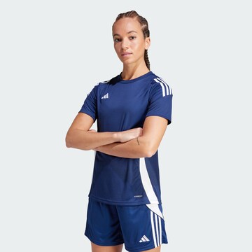 Maillot 'Tiro 24' ADIDAS PERFORMANCE en bleu : devant