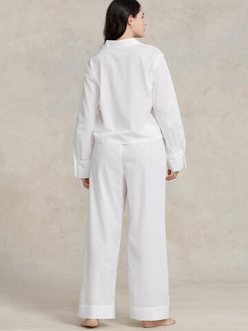 Polo Ralph Lauren Pajama ' Shirting Stripes ' in White