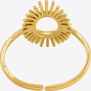 Heideman Ring 'Rubel' in Gold: Vorderseite