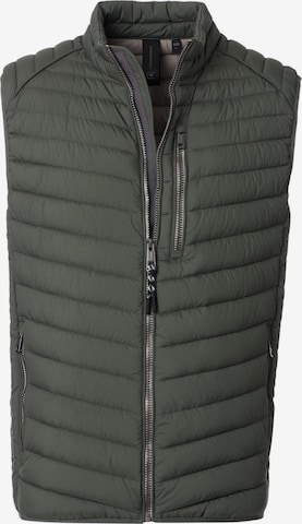 CASAMODA Weste 'Basic' in Grün: Vorderseite