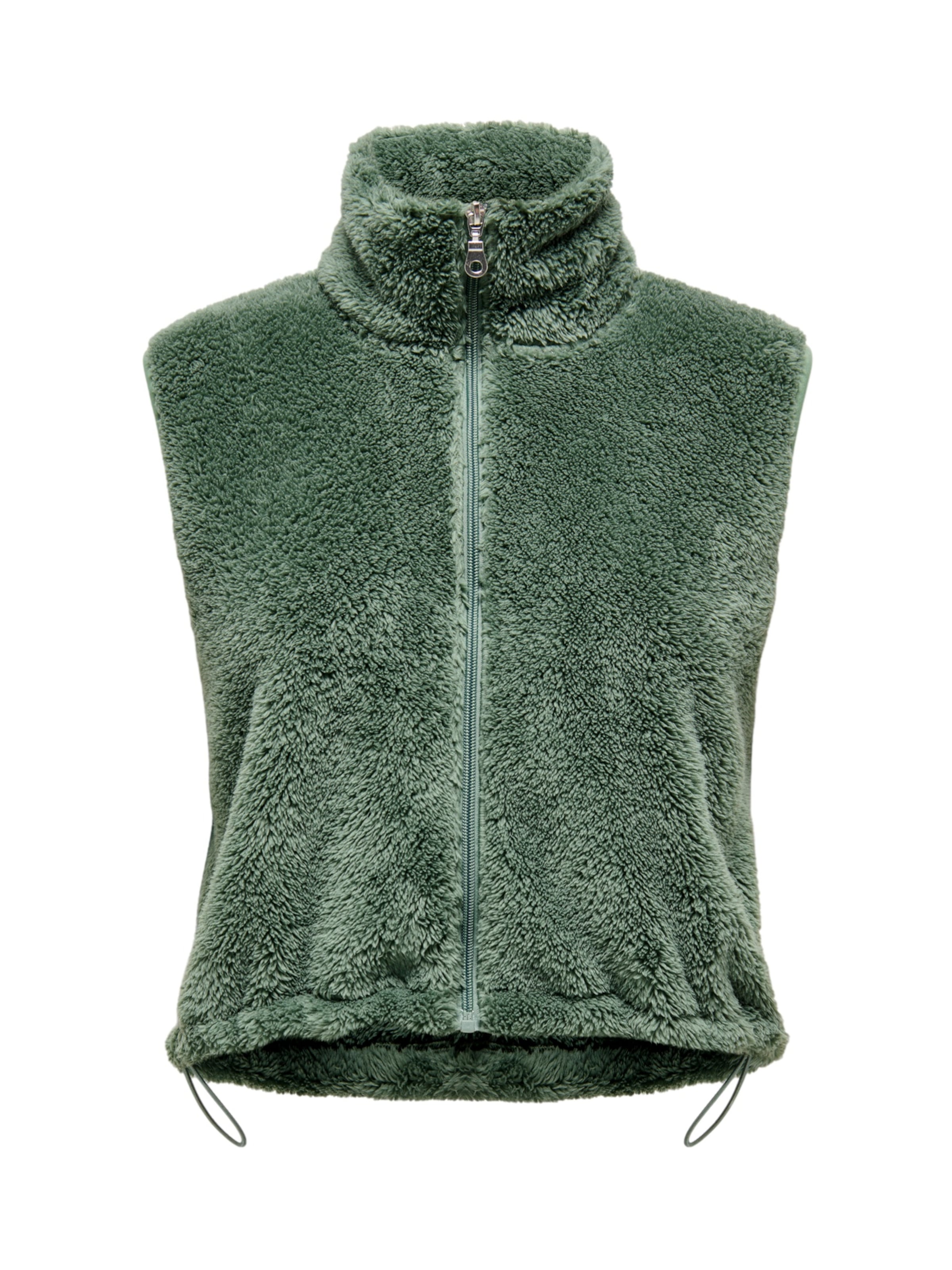 ONLY PLAY Weste 'Cas-Fluf' in Grün: Vorderseite