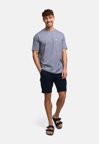 INDICODE JEANS Shirt 'Strib' in Blue