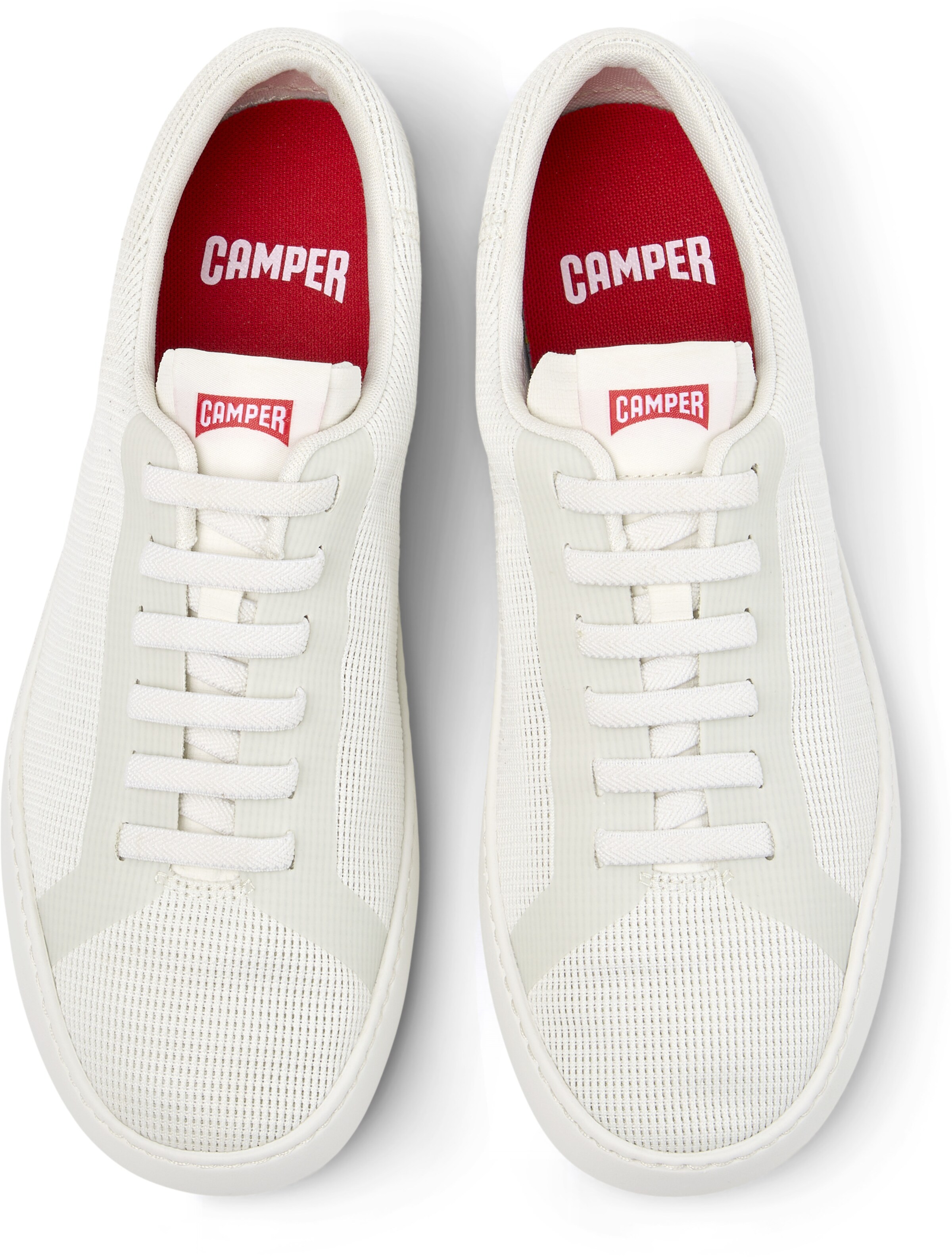 CAMPER - Sapatilhas baixas 'Peu Touring' em branco