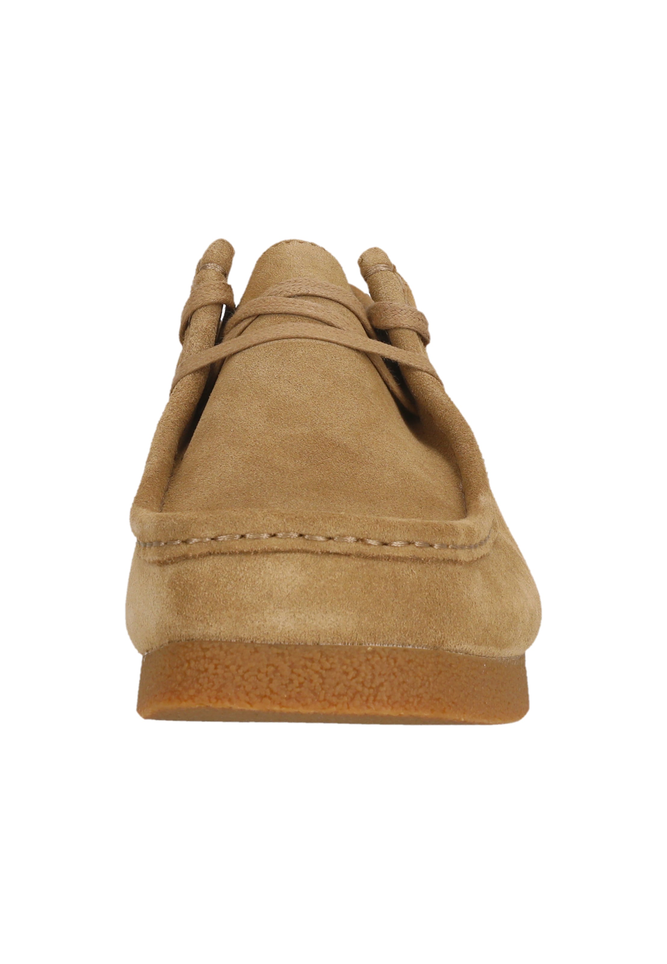 CLARKS - Sapato com atacadores 'Wallabee' em bege