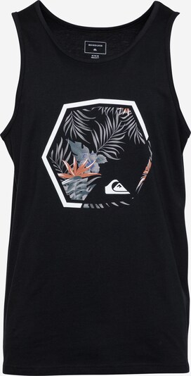 QUIKSILVER Functioneel shirt 'FADING OUT' in de kleur Grijs / Zwart / Wit, Productweergave