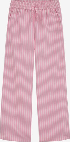 WE Fashion Wide Leg Housut värissä vaaleanpunainen: etupuoli