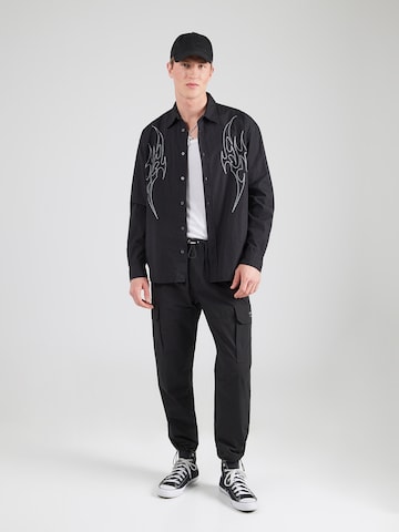 ANTONY MORATO Ozke Kargo hlače | črna barva