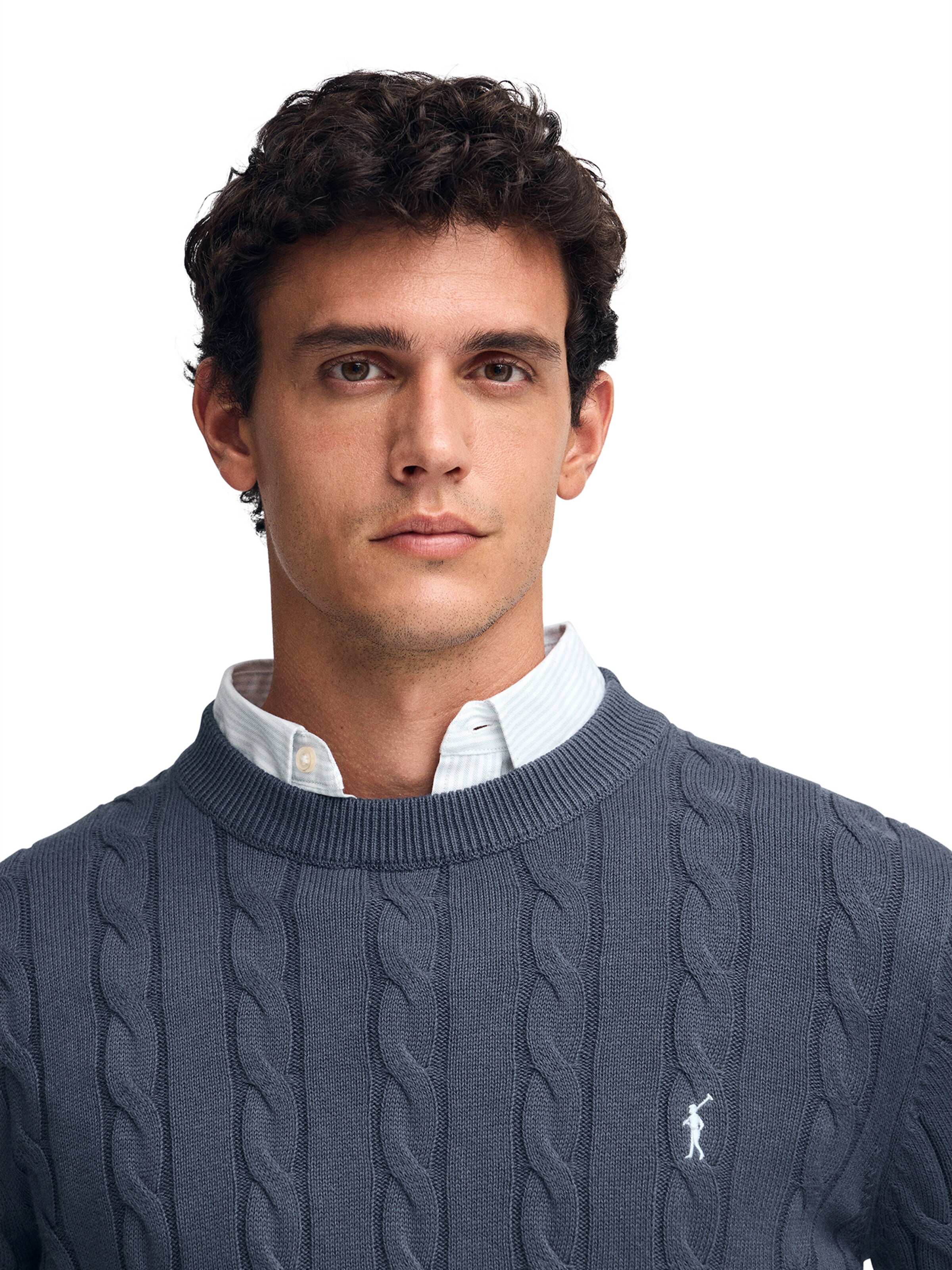 Polo Club Pullover in Blau