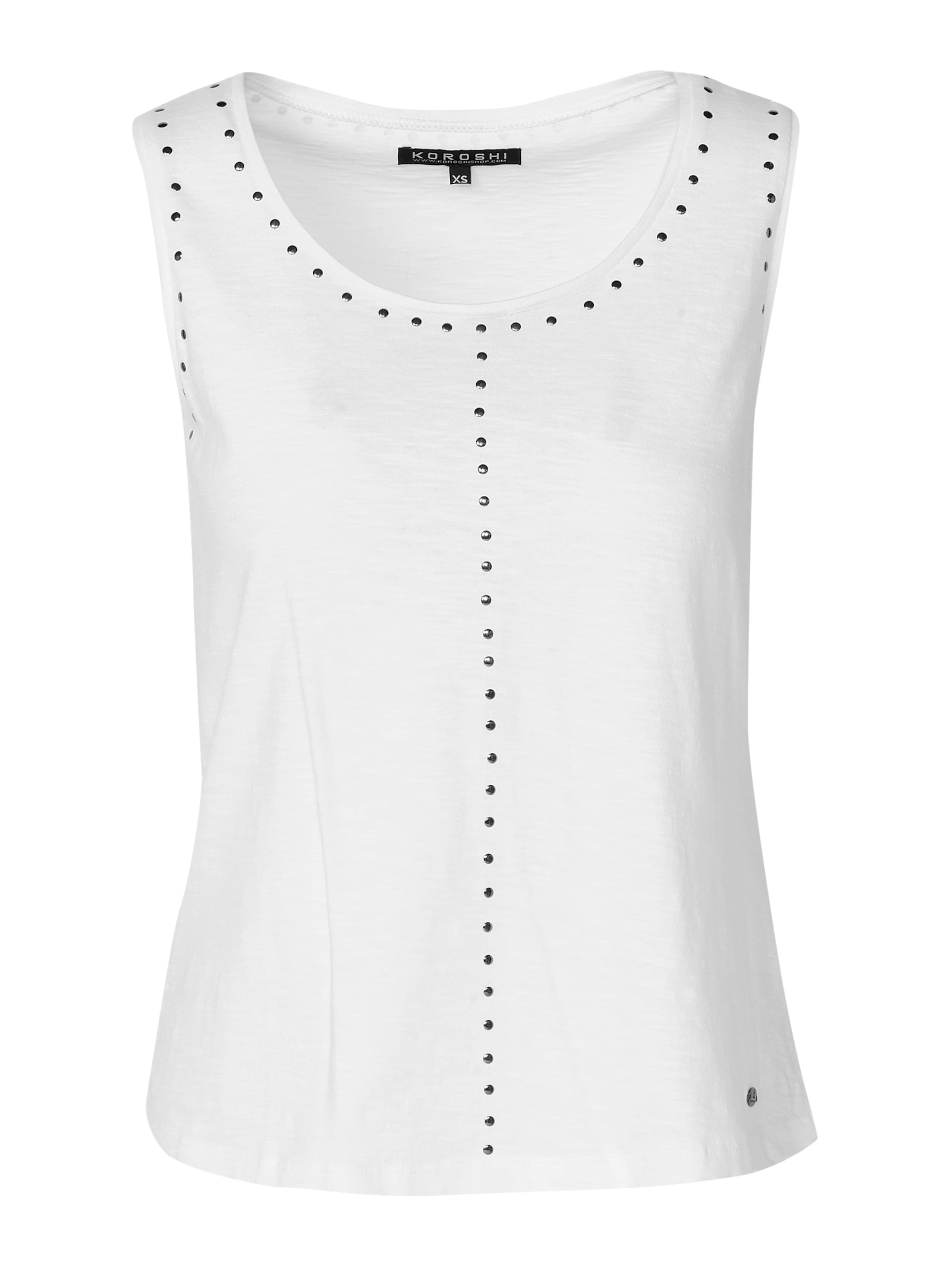 Haut KOROSHI en blanc : devant