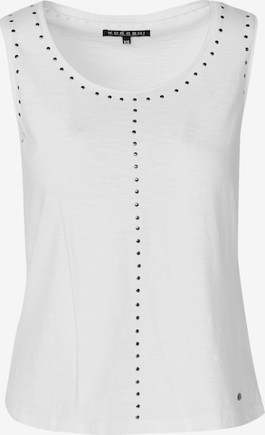 KOROSHI Toppi värissä valkoinen: etupuoli