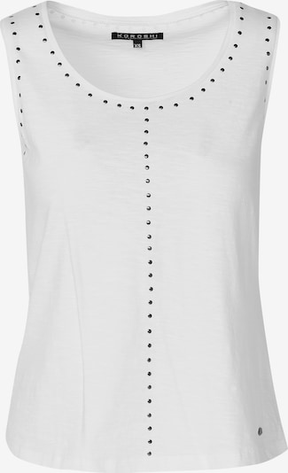 Palaidinė be rankovių iš KOROSHI, spalva – balta, Prekių apžvalga