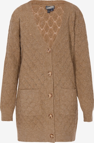 DreiMaster Vintage Neuletakki värissä ruskea: etupuoli