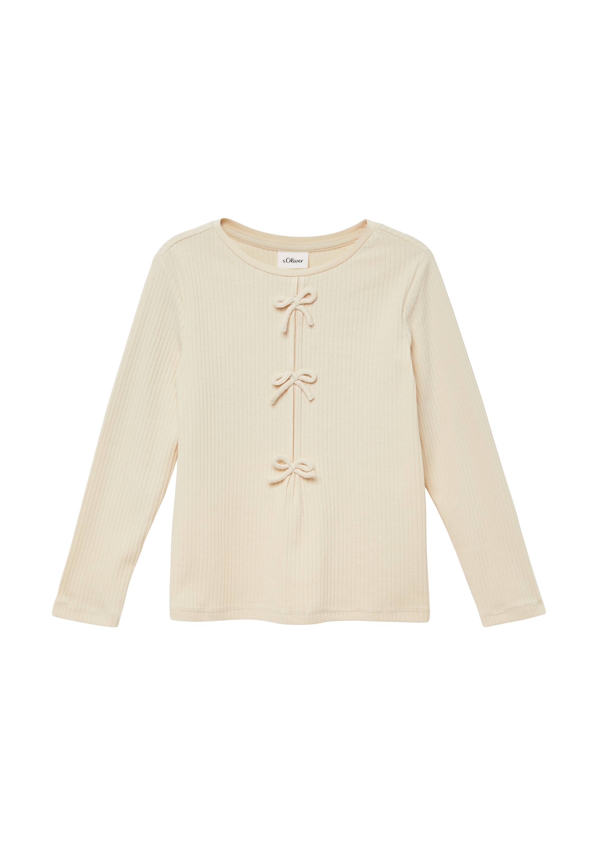 s.Oliver Shirt in Beige: front