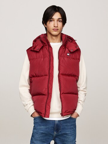 Gilet ' Alaska' Tommy Jeans en rouge : devant