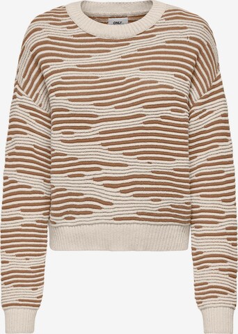 Pull-over 'EMMA' ONLY en beige : devant