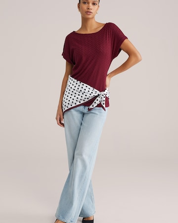 WE Fashion Tričko – červená