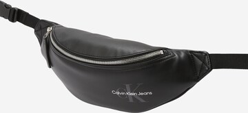Calvin Klein Jeans Heuptas 'MONOGRAM' in Zwart: voorkant