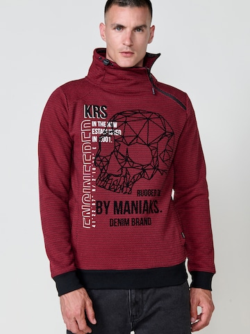 KOROSHI Sweatshirt i rød: forside