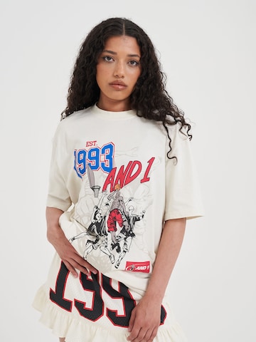 AND1 T-Shirt in Beige: Vorderseite