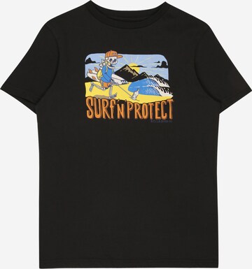 BILLABONG T-Shirt 'SURF N PROTECT' in Schwarz: predná strana