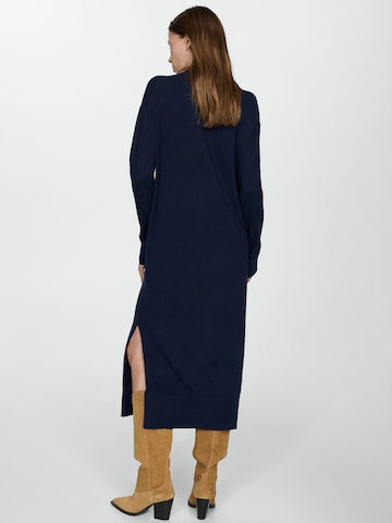 Mango robe bleu marine deals