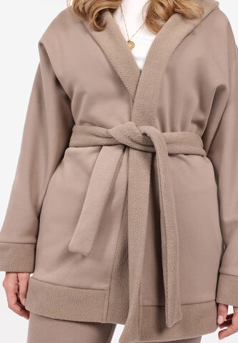 Suri Frey Hoodie-Sweatjacke ' Freyday ' in Beige