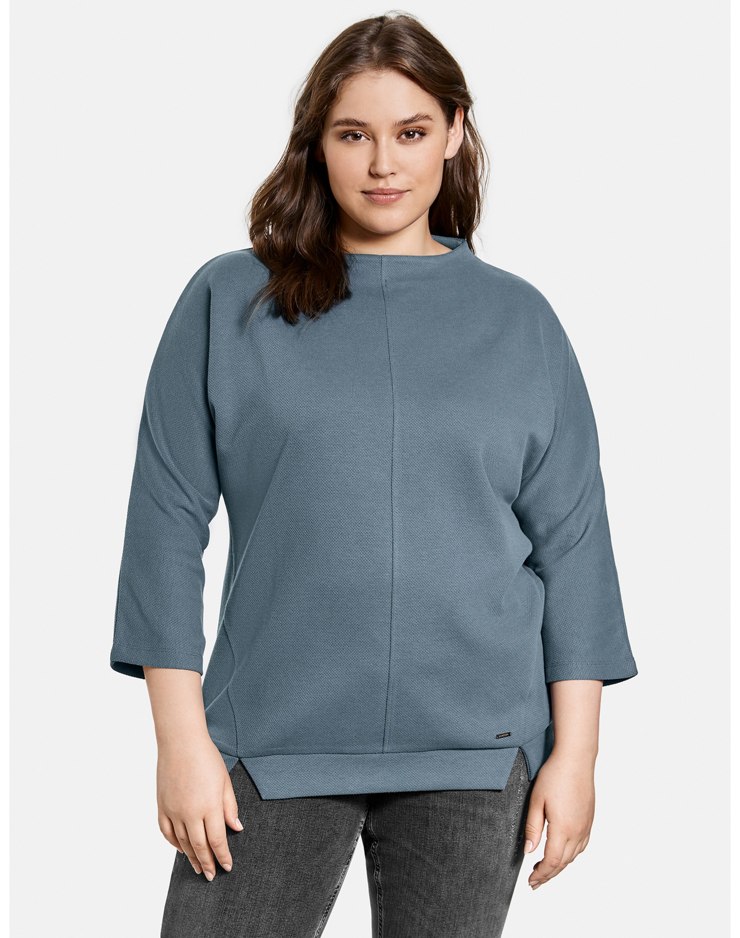 Frauen Shirts & Tops SAMOON Shirt in Blau - YJ94491 Frauen Shirts & Tops SAMOON Shirt in Blau - YJ94491