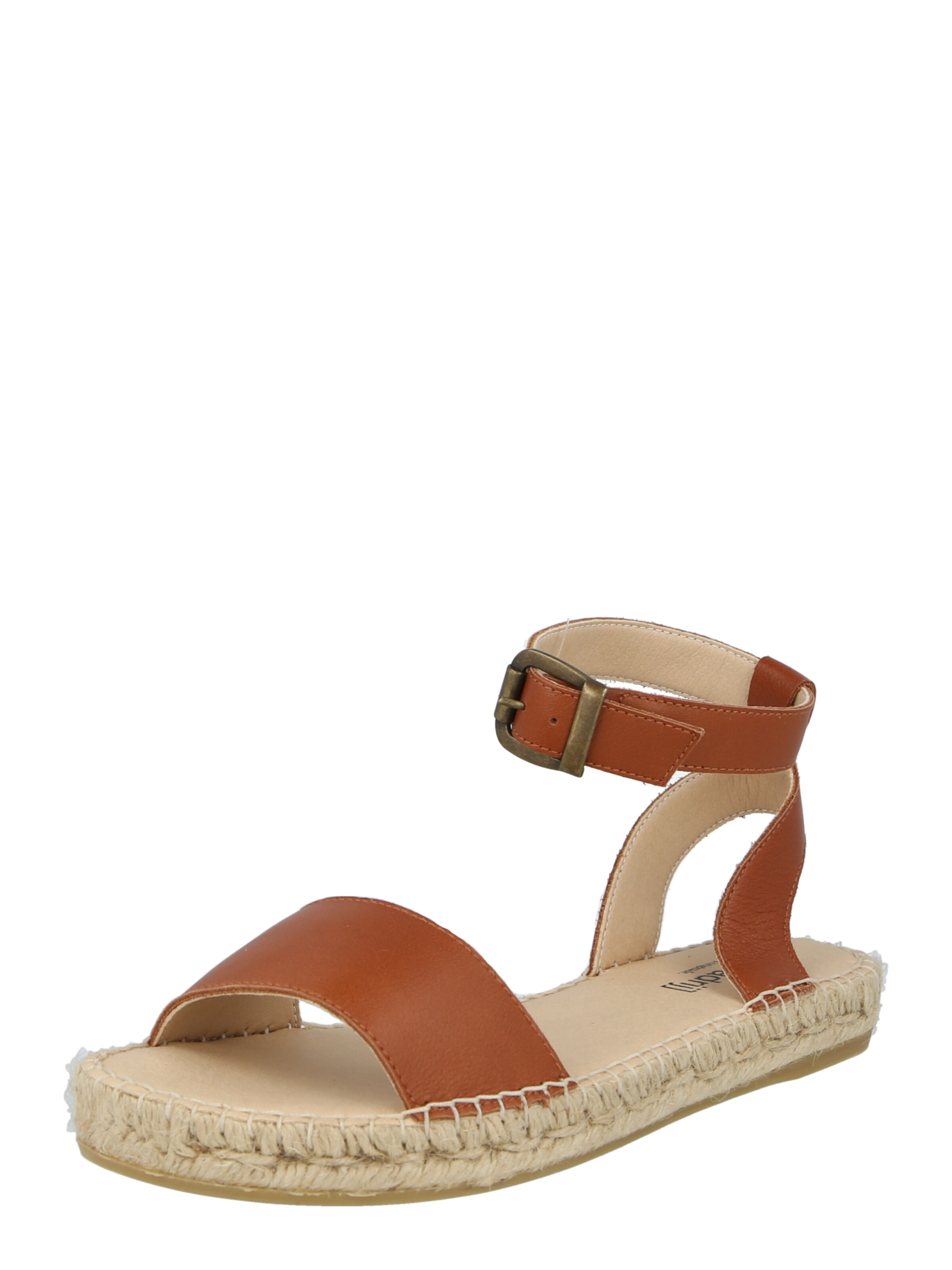 espadrij l´originale Sandalen met riem 'Nimes' in Bruin: voorkant