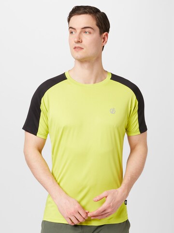 DARE2B Funkční tričko 'Discernible II' – žlutá: přední strana
