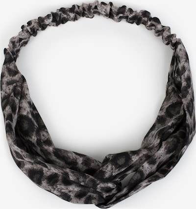 styleBREAKER Haarschmuck 'Haarband mit Leo Print' in One Size in grau, Produktansicht