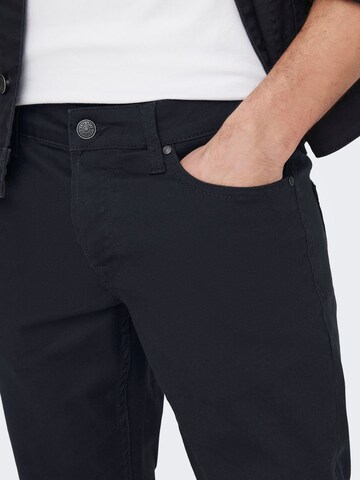 Only & Sons Слим Штаны 'Loom' в Синий