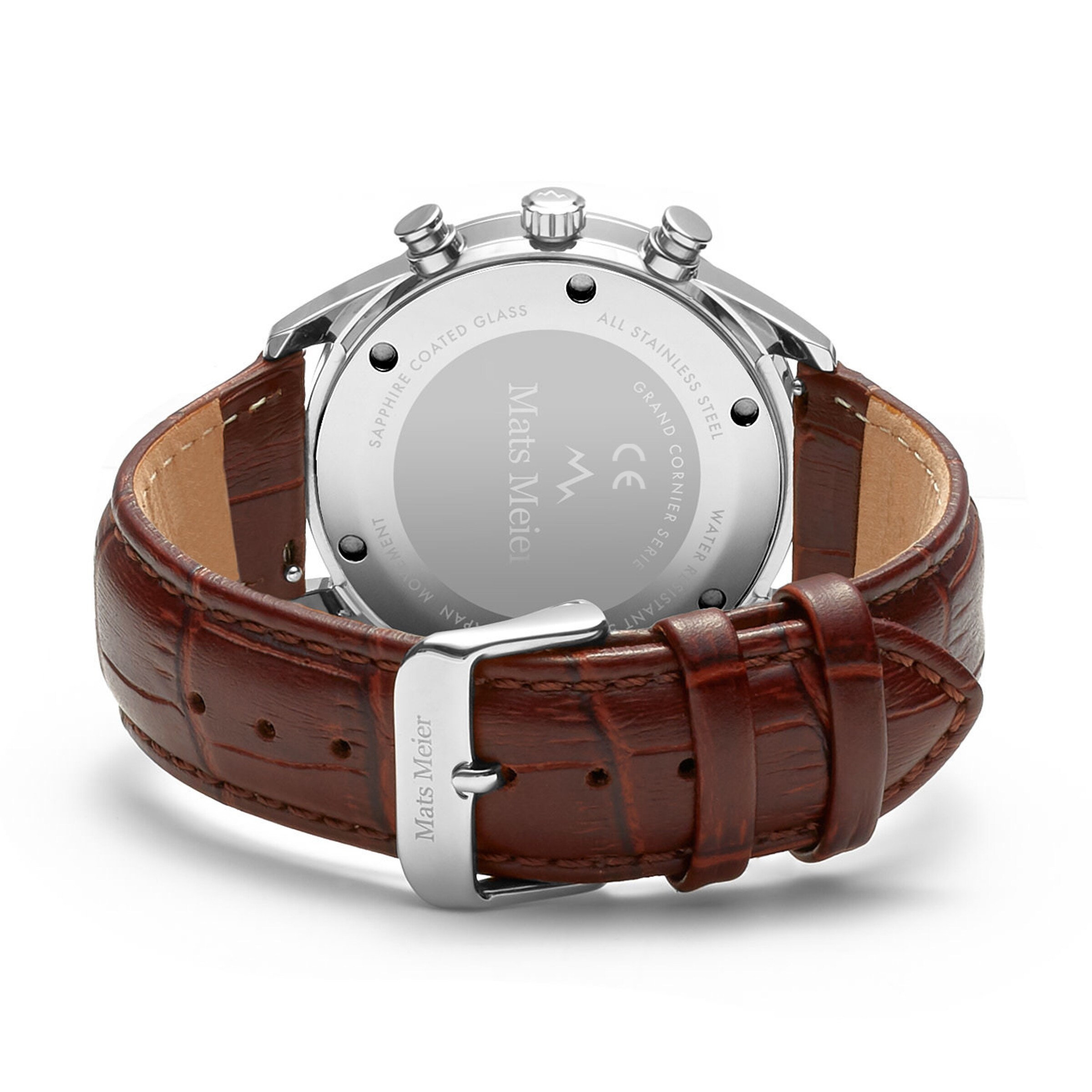 Mats Meier Analog Watch in Brown