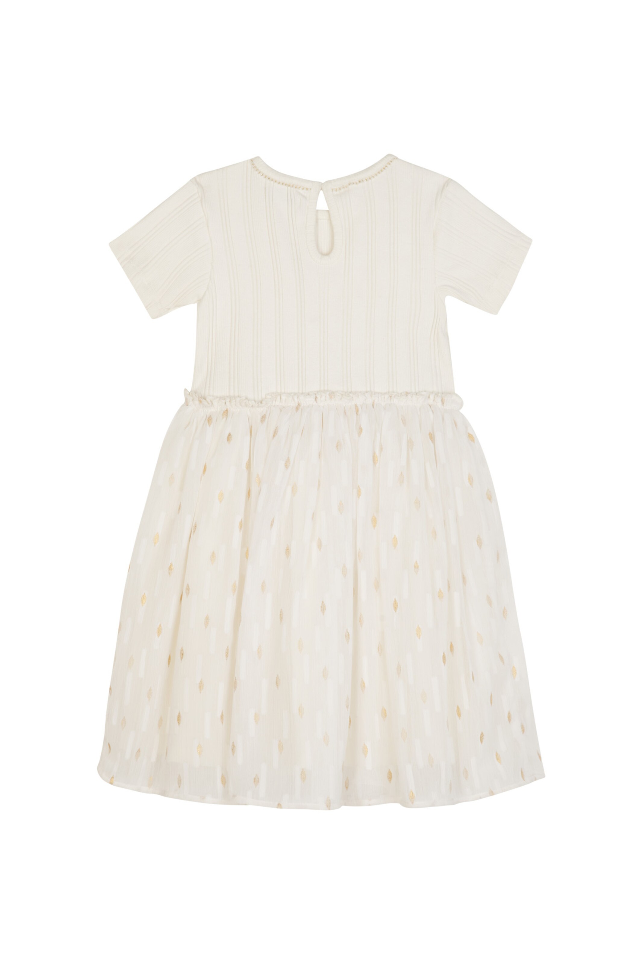 Robe ' Manou ' Noppies en blanc