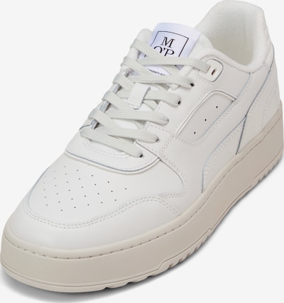 Marc O'Polo Baskets basses 'Carlo' en 40 en blanc naturel, Vue avec produit