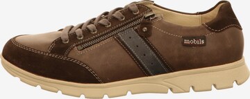 MEPHISTO Athletic Lace-Up Shoes in Brown: front