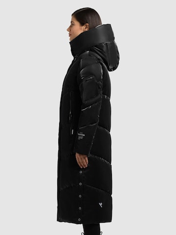 khujo Winter coat 'Pulset Shiny' in Black
