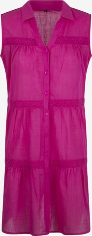 LingaDore Shirt Dress in Pink: front